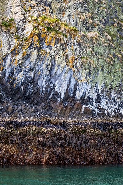 Alaska-Sitka Rocky cliffs of St Lazaria Island